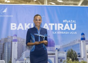 AZAL Atırauya ilk reysini həyata keçirib – FOTO