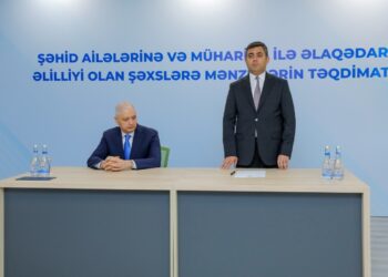 Naxçıvanda şəhid ailələri və müharibə ilə əlaqədar əlilliyi olan şəxslərə 68 mənzil təqdim edilib