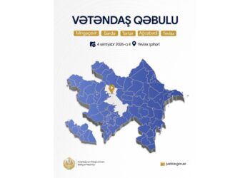 Ədliyyə naziri Yevlaxda vətəndaşları qəbul edəcək