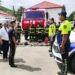 FHN-in Sumqayıt Regional Mərkəzi nümunəvi mülki müdafiə məşqi keçirib