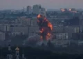 Kiyevə dron hücumu olub, bir azyaşlı ölüb