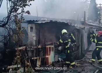 Binəqədidə yanğın oldu, bir nəfərin meyiti aşkar olundu