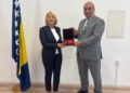 BOSNİYA VƏ HERSEQOVİNANIN NAZİRLƏR ŞURASININ SƏDRİ XANIM BORJANA KRİŠTO “JURNALİSTLƏRİN DOSTU” QIZIL ORDENİ İLƏ TƏLTİF OLUNUB