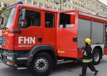 Sumqayıtda internat yataqxanasında yanğın olub, ana və oğlu tüstüdən zəhərlənib
