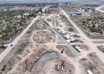 Ağdamda Mərkəzi parkın tikintisi davam etdirilir