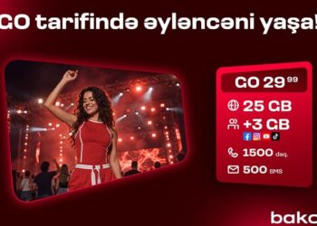 Bakcell-in “GO” tariflərinə qoşulun və üstünlüklərdən faydalanın