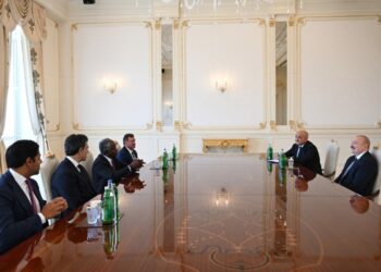 Prezident İlham Əliyev “Global Infrastructure Partners” şirkətinin rəhbərini qəbul edib
