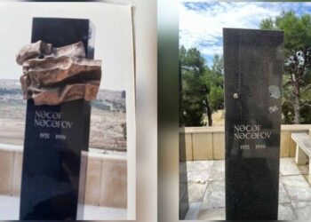 Mərhum jurnalist Nəcəf Nəcəfovun məzarındakı barelyefi oğurlayan şəxs tutulub