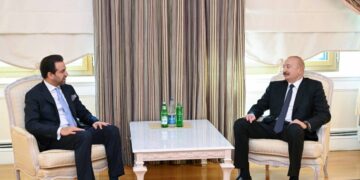 Prezident İlham Əliyev Müsəlman Ağsaqqalları Şurasının baş katibini qəbul edib