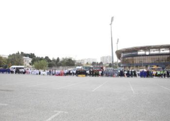 FHN-in Bakı Regional Mərkəzi mülki müdafiə məşqləri keçirib