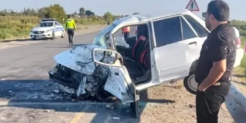 Bərdədə yol qəzası nəticəsində 1 nəfər ölüb, xəsarət alanlar var