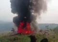 Konqoda hərbi təyyarə qəzaya uğrayıb, 13 nəfər ölüb