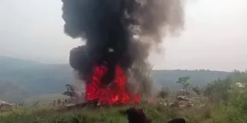 Konqoda hərbi təyyarə qəzaya uğrayıb, 13 nəfər ölüb