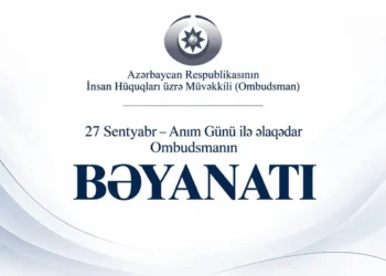 Ombudsman Anım Günü ilə əlaqədar bəyanat yayıb