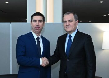Ceyhun Bayramovla Moldovanın XİN rəhbəri görüşdü