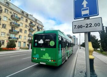 Ziya Bünyadov prospektinin bir hissəsində avtobus zolağının qüvvədə olma saatı uzadılıb
