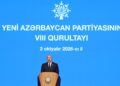 Prezident İlham Əliyev: Yeni Azərbaycan Partiyası Cənubi Qafqazın ən böyük siyasi qüvvəsidir