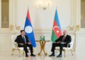 Azərbaycan və Laos prezidentlərinin təkbətək görüşü olub