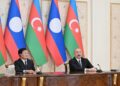Prezidentin sosial şəbəkə hesablarında Laos Prezidentinin Azərbaycana səfəri ilə bağlı videoçarx paylaşılıb