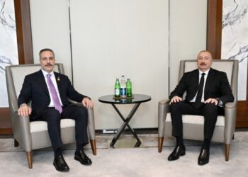 Prezident İlham Əliyev Hakan Fidanı qəbul edib