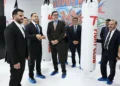 Fərid Qayıbov yeni idman zalının açılışında iştirak edib