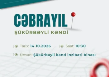 Cəbrayılın Şükürbəyli kəndində əmək yarmarkası olacaq