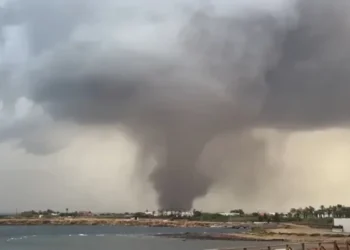 Siciliyanın qərbində nadir ikili tornado müşahidə olunub