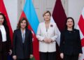Nərminə Mustafayeva Latviya XİN rəhbəri ilə görüşdü