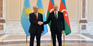 İlham Əliyev Kasım-Jomart Tokayevi təbrik edib