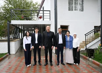 İlham Əliyev Xocavənd rayonunun Hadrut qəsəbəsində olub