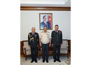 Zakir Həsənov Türkiyənin yeni hərbi attaşesini qəbul edib