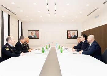 Vilayət Eyvazov Qazaxıstan DİN-in nümayəndə heyəti ilə görüşüb