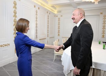 Prezident İlham Əliyev Kopenhagendə Moldova Prezidenti ilə görüşüb