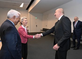 Prezident İlham Əliyev Kopenhagendə Aİ liderləri ilə görüşüb
