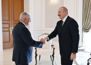 Prezident İlham Əliyev Qəbələdə Binəli Yıldırımı qəbul edib