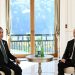 Prezident İlham Əliyev Qəbələdə Qurbanqulu Berdiməhəmmədovla görüşüb