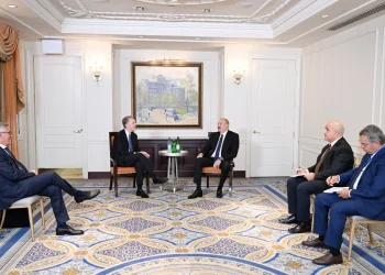 Prezident İlham Əliyev “Brookfield Asset Management” şirkətinin baş icraçı direktoru ilə görüşüb