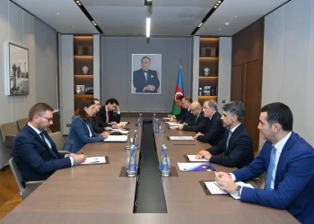 Ceyhun Bayramov Aİ nümayəndəliyinin yeni təyin olunmuş rəhbərini qəbul edib