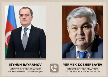 Ceyhun Bayramovla Qazaxıstanın yeni XİN rəhbəri arasında telefon danışığı olub