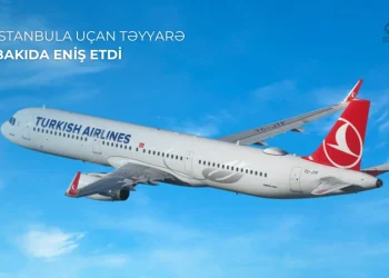 İstanbula uçan təyyarə Bakıda məcburi eniş edib